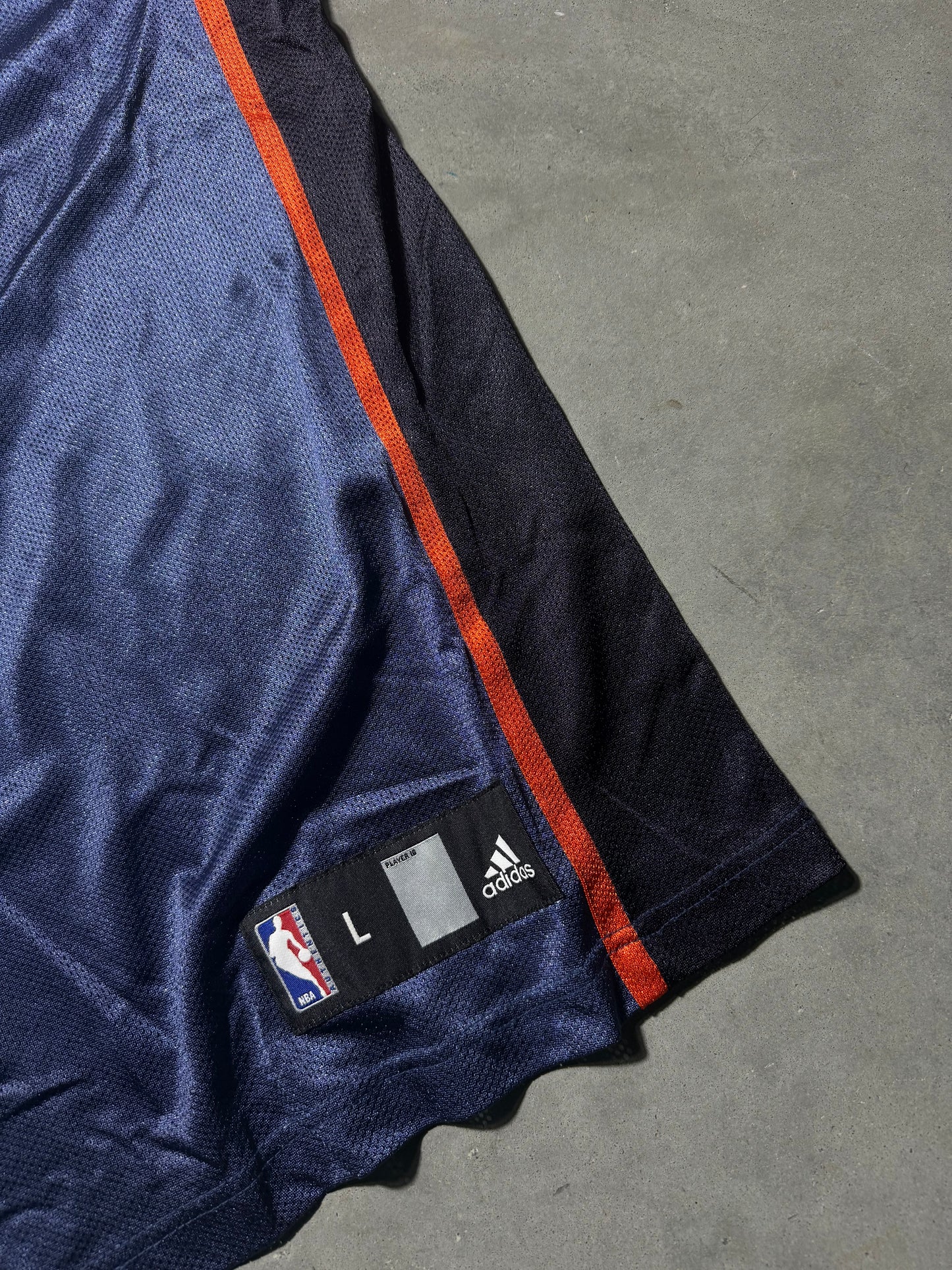 00’s Charlotte Bobcats Gerald Wallace Vintage Blue Adidas NBA Jersey (Large)