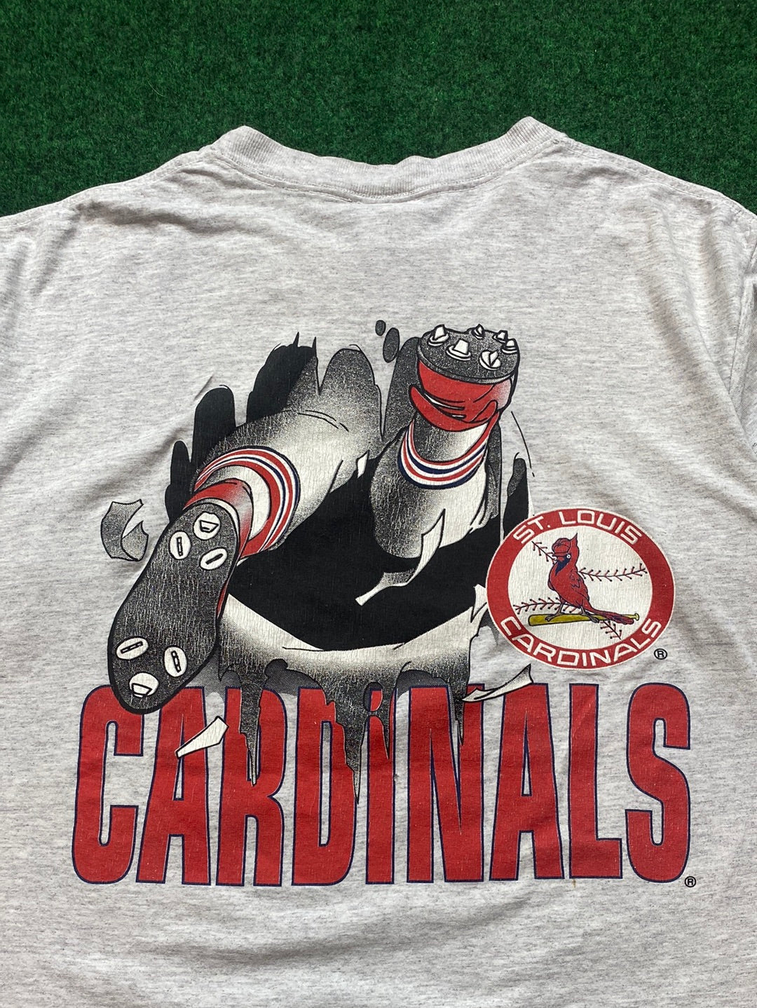 90s St.Louis Cardinals MLB Player Breakthrough Nutmeg Mills Vintage Tee (XL)