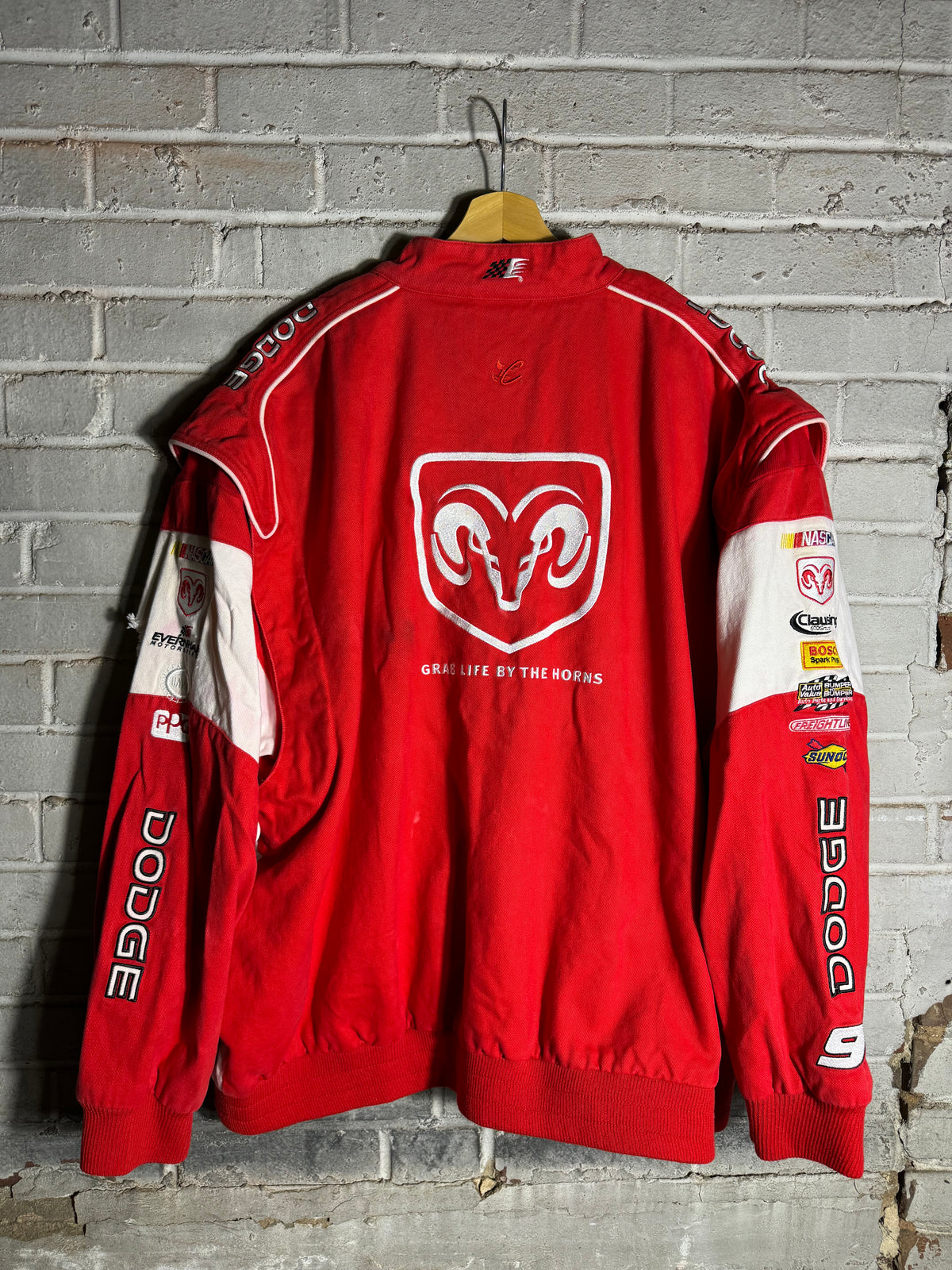 2005 Kasey Kahne Vintage Chase Authentics Dodge NASCAR Nextel Cup Series Fully Embroidered Jacket (XXXL)