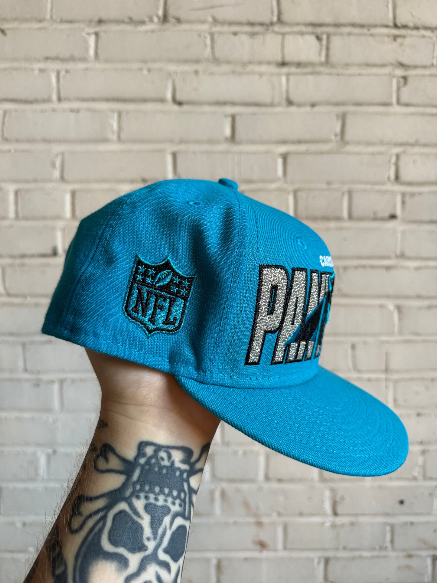 Carolina Panthers Blue New Era NFL Fitted Hat (7 1/2)