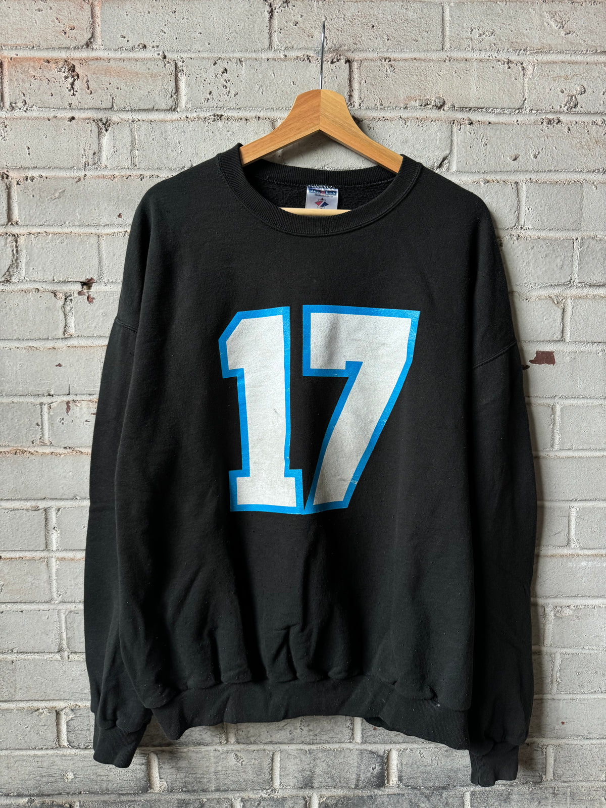 2004 Carolina Panthers Jake Delhomme Vintage Black NFL Jersey Crewneck (XL)