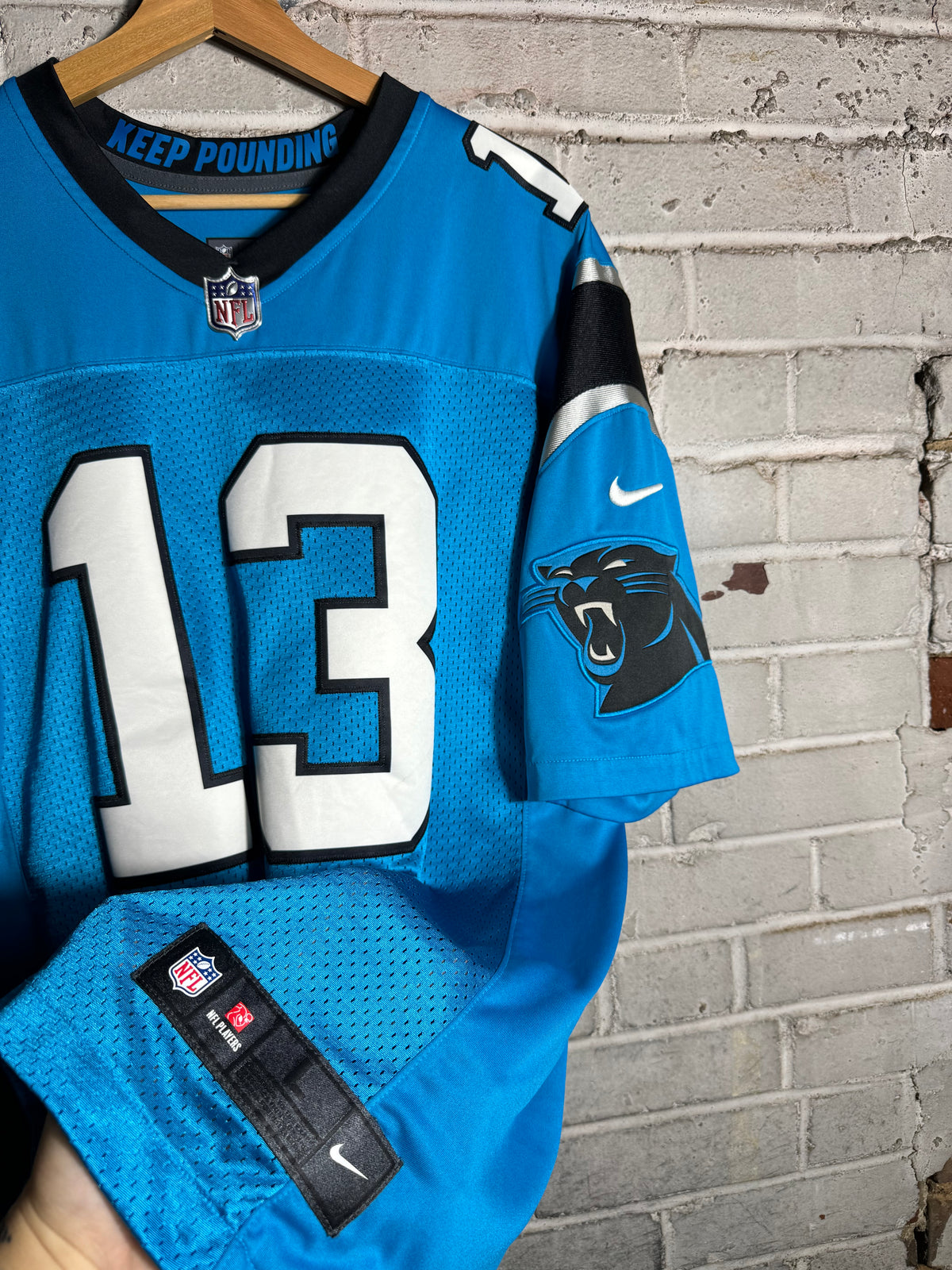 2017 Carolina Panthers Kelvin Benjamin Blue Alternate Nike Vapor Limited Stitched NFL Jersey (Large)