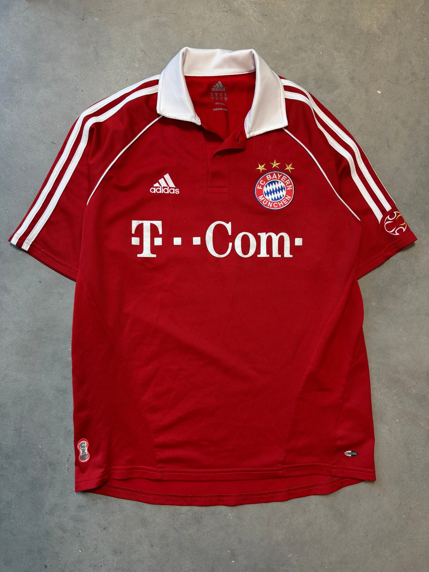 2005/2006 Bayern Munich Philipp Lahm Vintage Adidas Soccer Jersey (Medium)