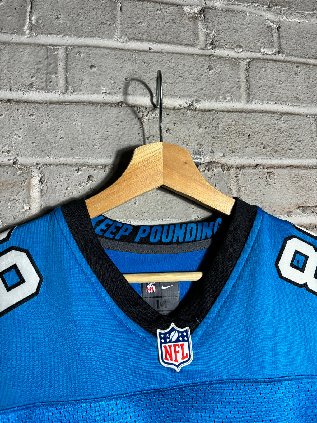 2012 Carolina Panthers Steve Smith Blue Alternate First Gen Nike Vapor Limited Stitched NFL Jersey (Medium)