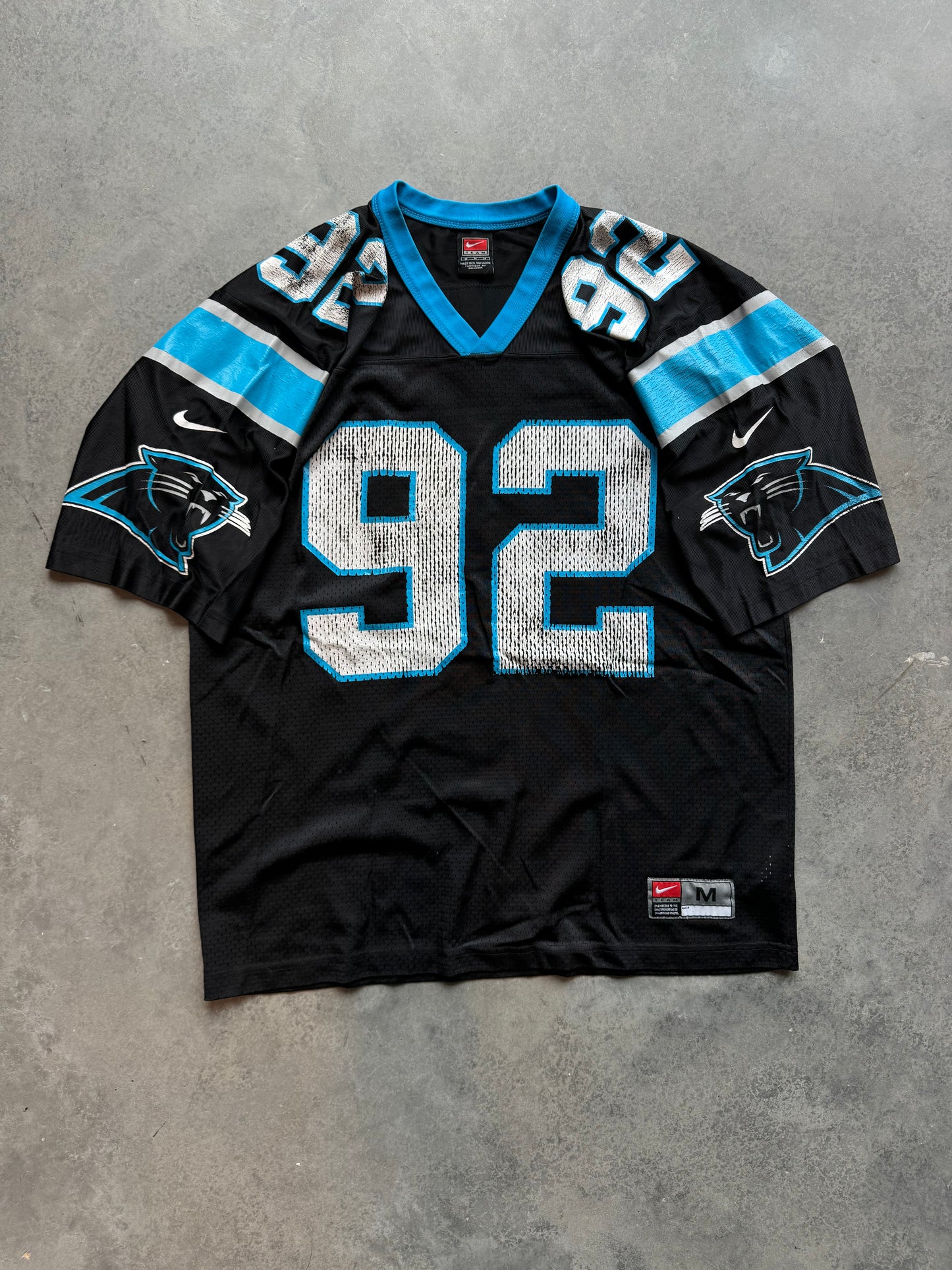 2000 Carolina Panthers Reggie White Vintage Black Nike NFL Jersey (Medium)