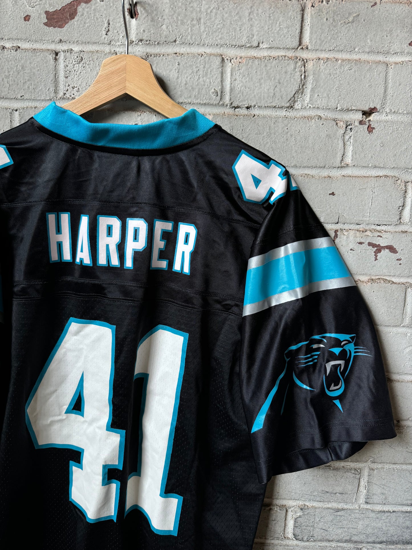 2015 Carolina Panthers Roman Harper Black NFL Jersey (Medium)