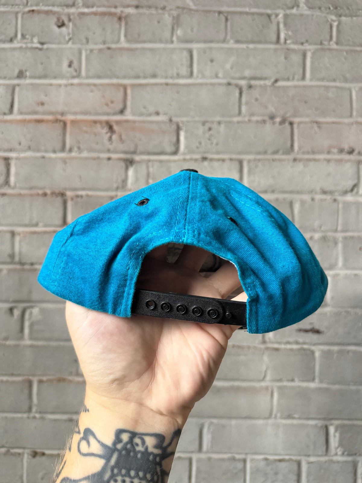 90’s Carolina Panthers Vintage Two Tone NFL Snapback Hat (Toddlers)