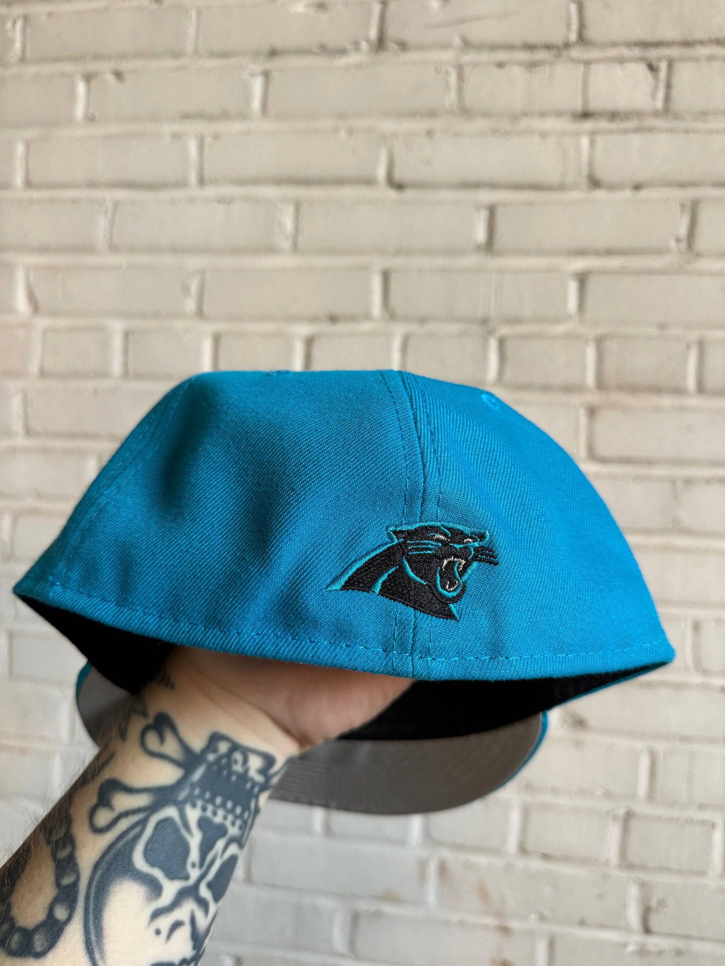 Carolina Panthers Blue New Era NFL Fitted Hat (7 1/2)