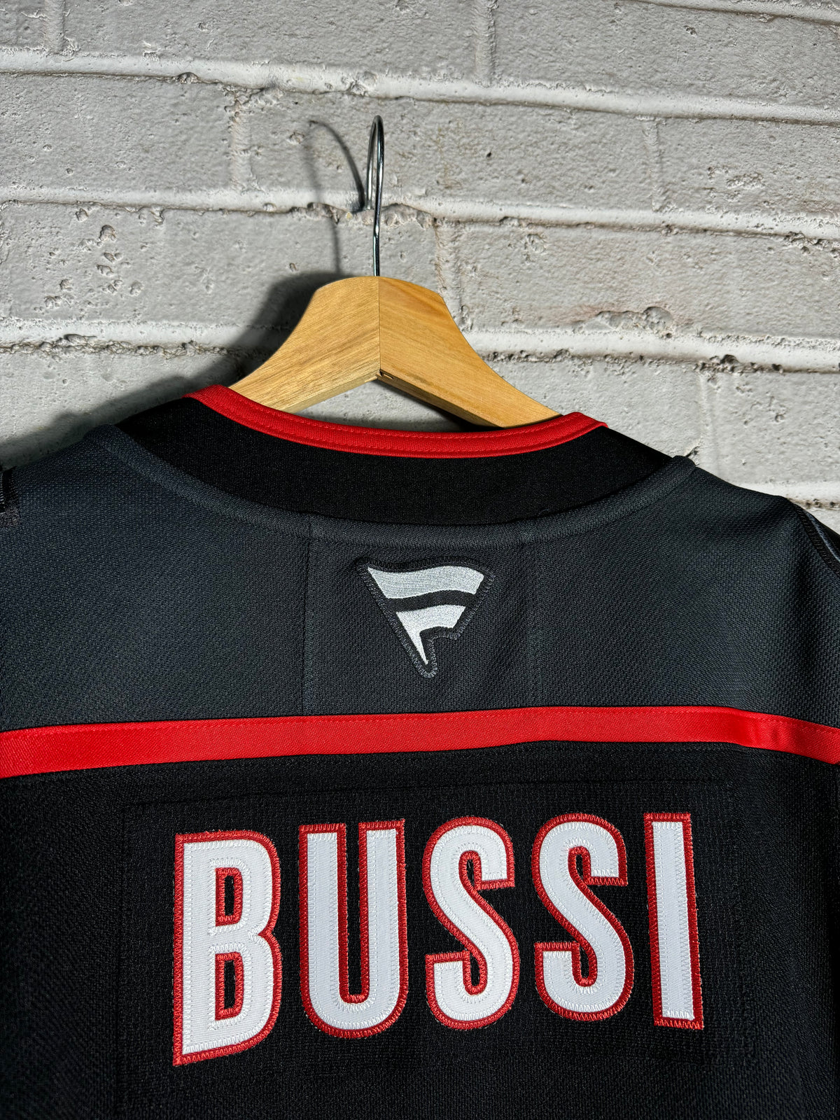 2025 Carolina Hurricanes Brandon Bussi Home Black Fanatics Premium NHL Hockey Jersey - Deadstock (56/XXL)