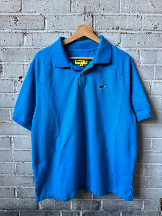 2024 Carolina Panthers x GOLF WANG Collection NFL Polo Collared Shirt (Large)
