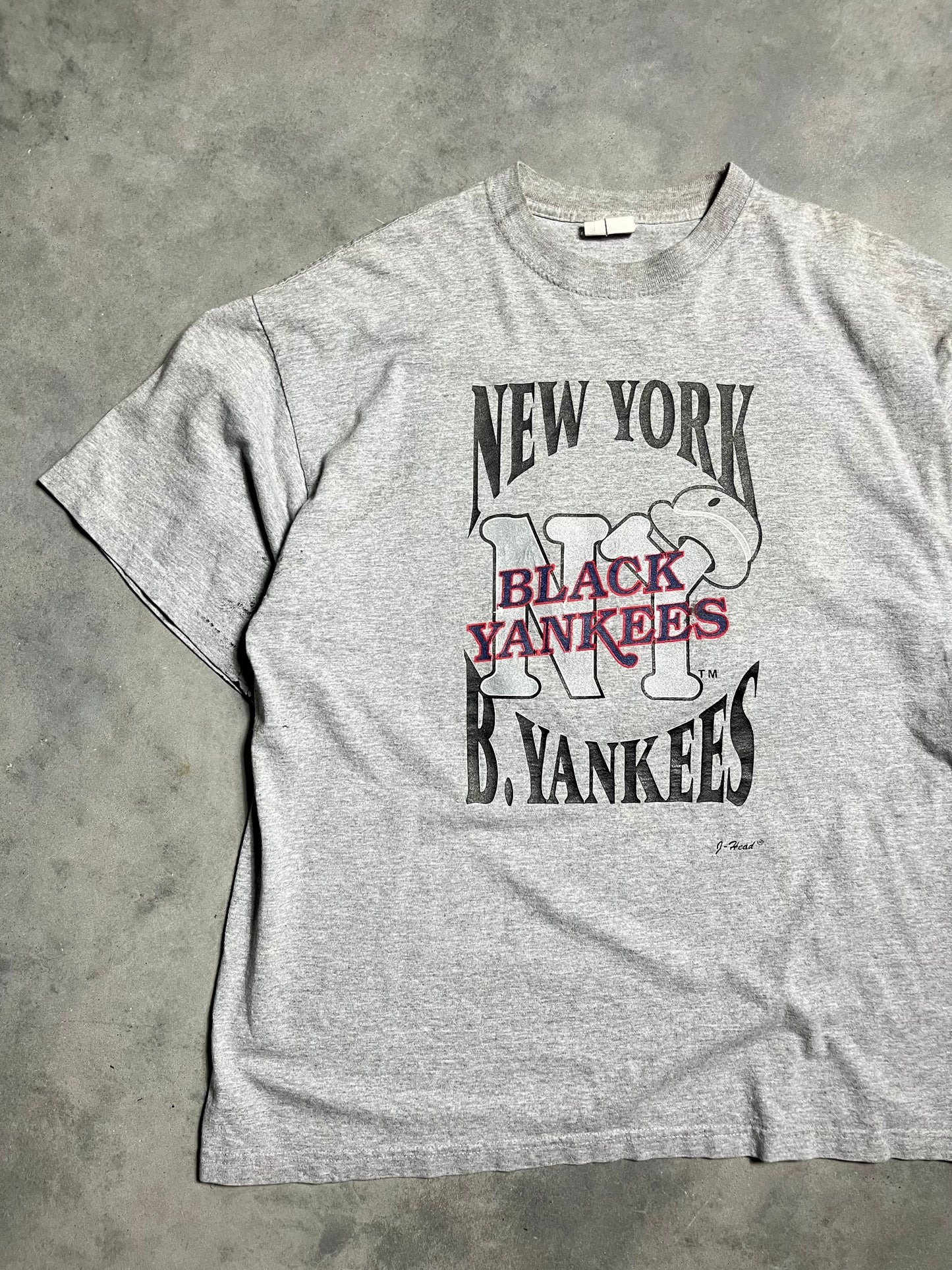 90’s New York Black Yankees Vintage Negro League Baseball MLB Tee (XL)