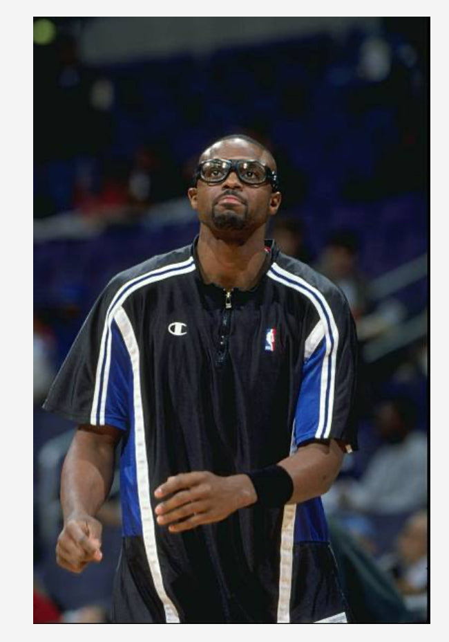 1999/2000 Philadelphia 76ers Vintage Black Authentic Champion NBA Shooting Shirt Warm Up Top - Deadstock (44/Large)