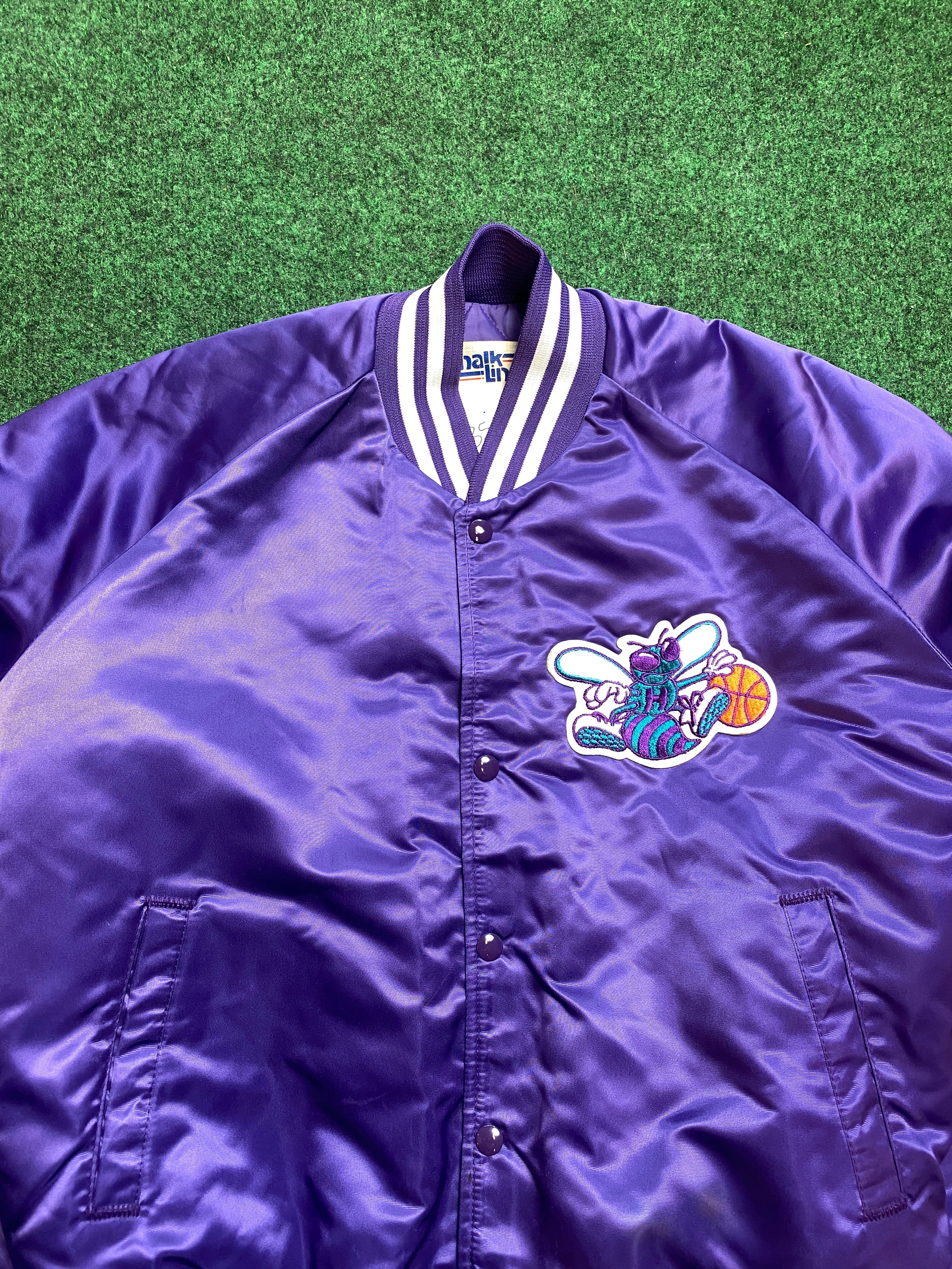 Charlotte hornets satin jacket best sale