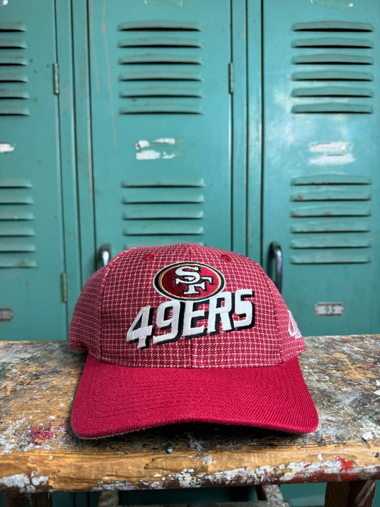 90’s San Francisco 49ers Vintage Logo Athletic NFL Strapback Hat (OSFA)