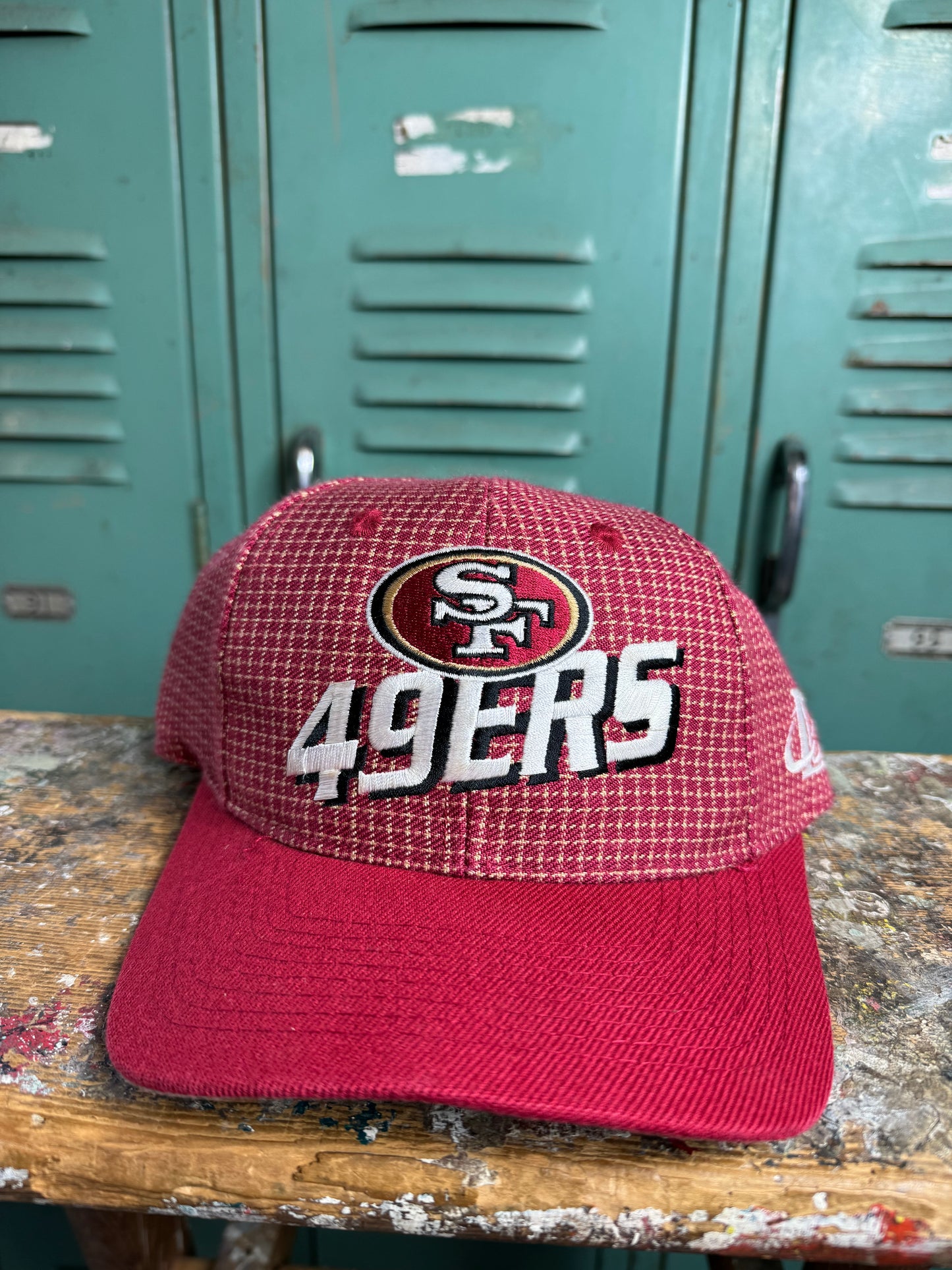 90’s San Francisco 49ers Vintage Logo Athletic NFL Strapback Hat (OSFA)