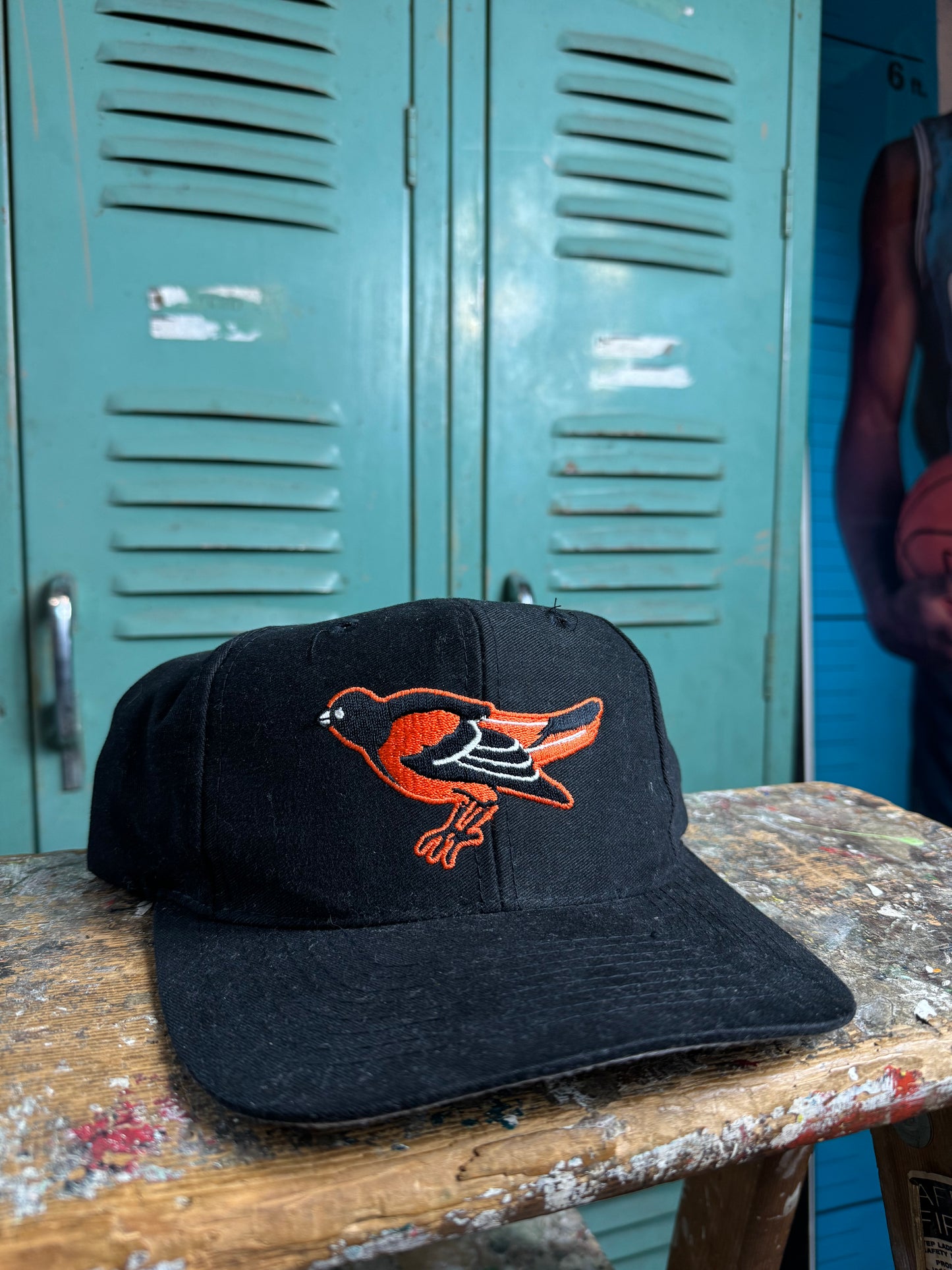 90’s Baltimore Orioles Vintage Plain Logo MLB Snapback Hat (OSFA)