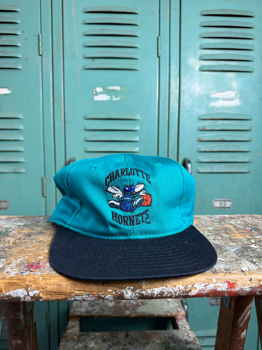 90’s Charlotte Hornets Vintage NBA Snapback Hat - Deadstock (OSFA)