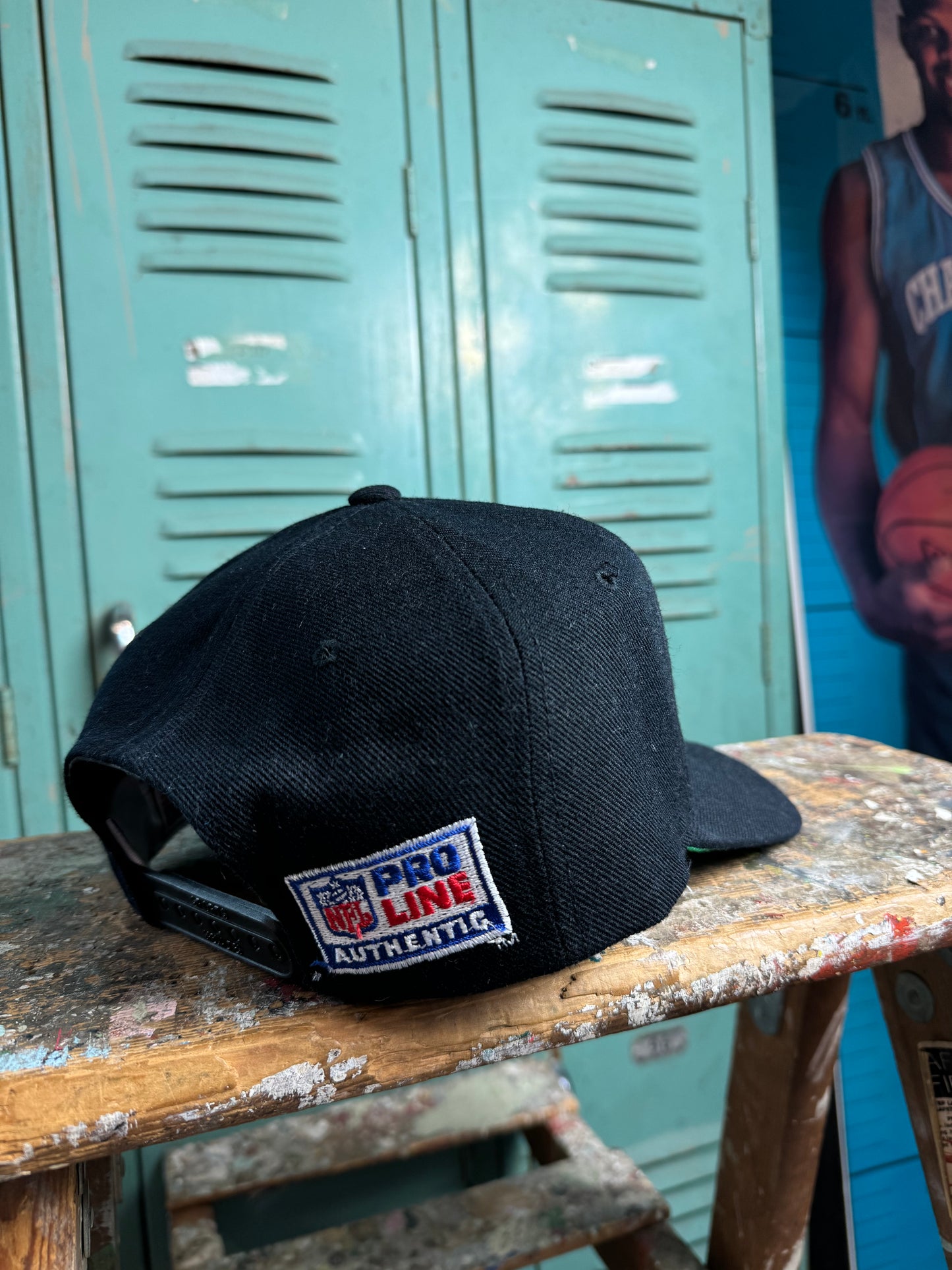 90’s New Orleans Saints Vintage Sports Specialties Plain Logo Wool NFL Snapback Hat (OSFA)