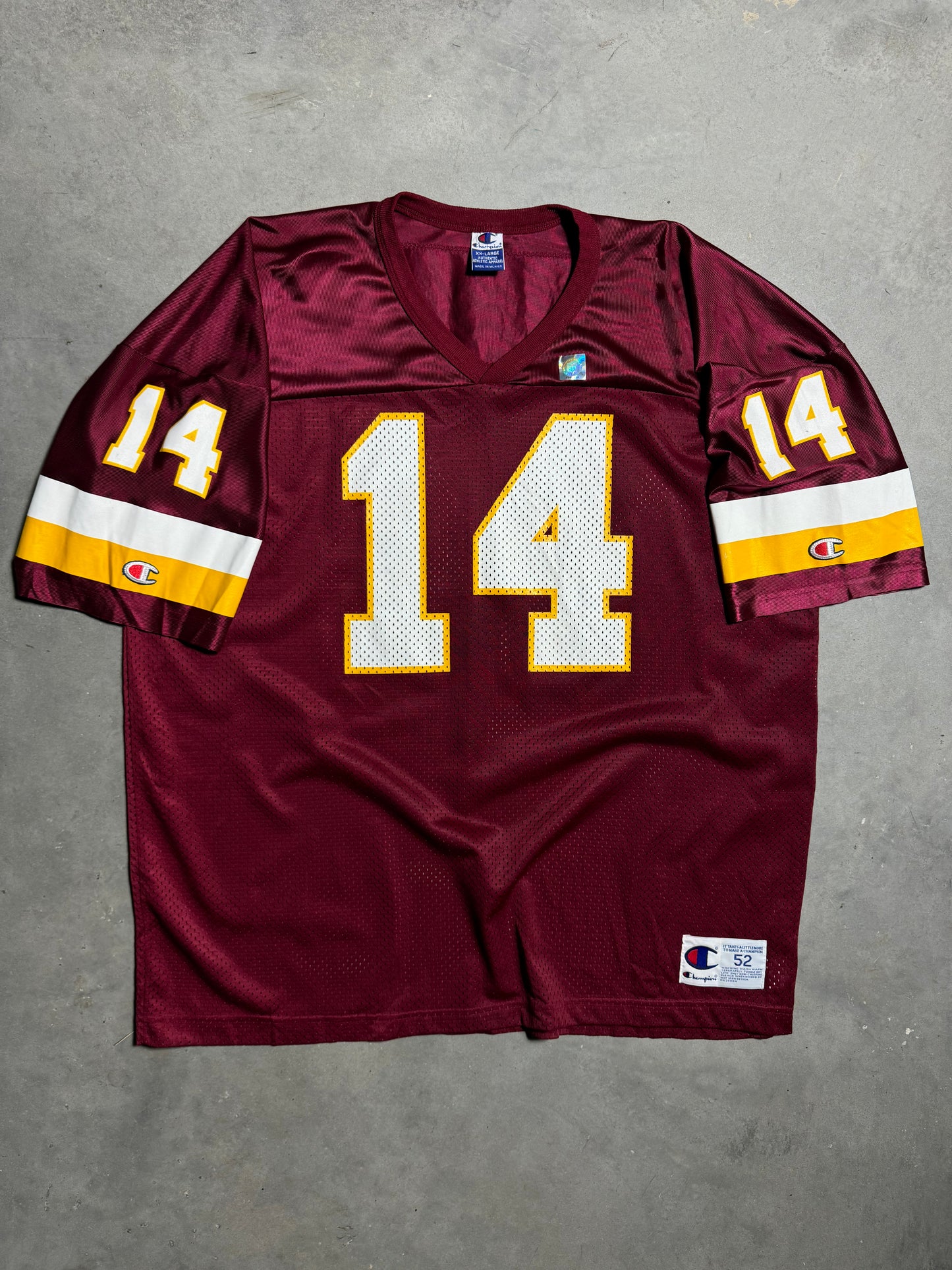 90’s Washington Redskins Brad Johnson Vintage Champion NFL Jersey - Deadstock (52/XXL)