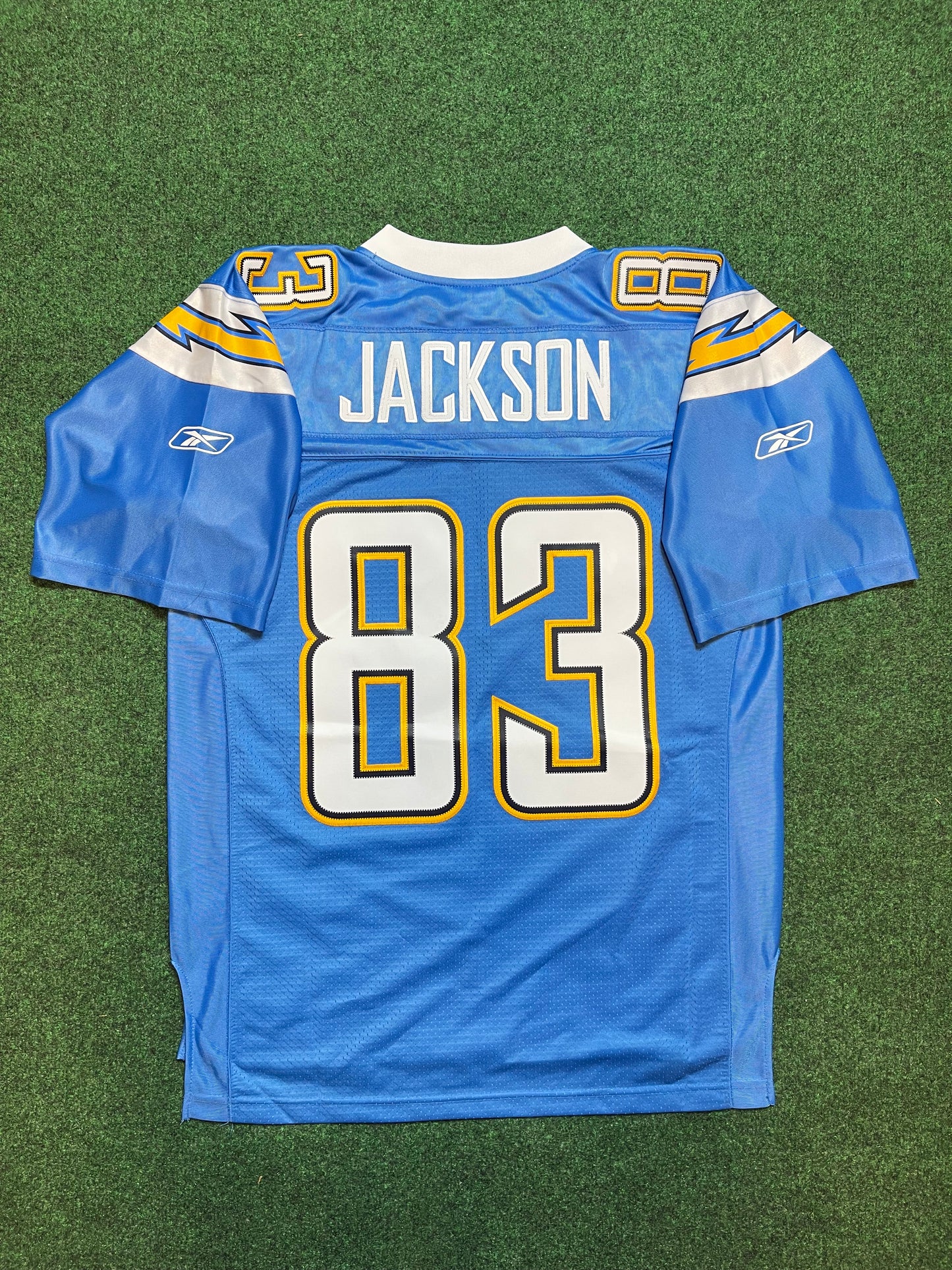 00’s San Diego Chargers Vincent Jackson Powder Blue Reebok NFL Swingman Jersey (Medium)