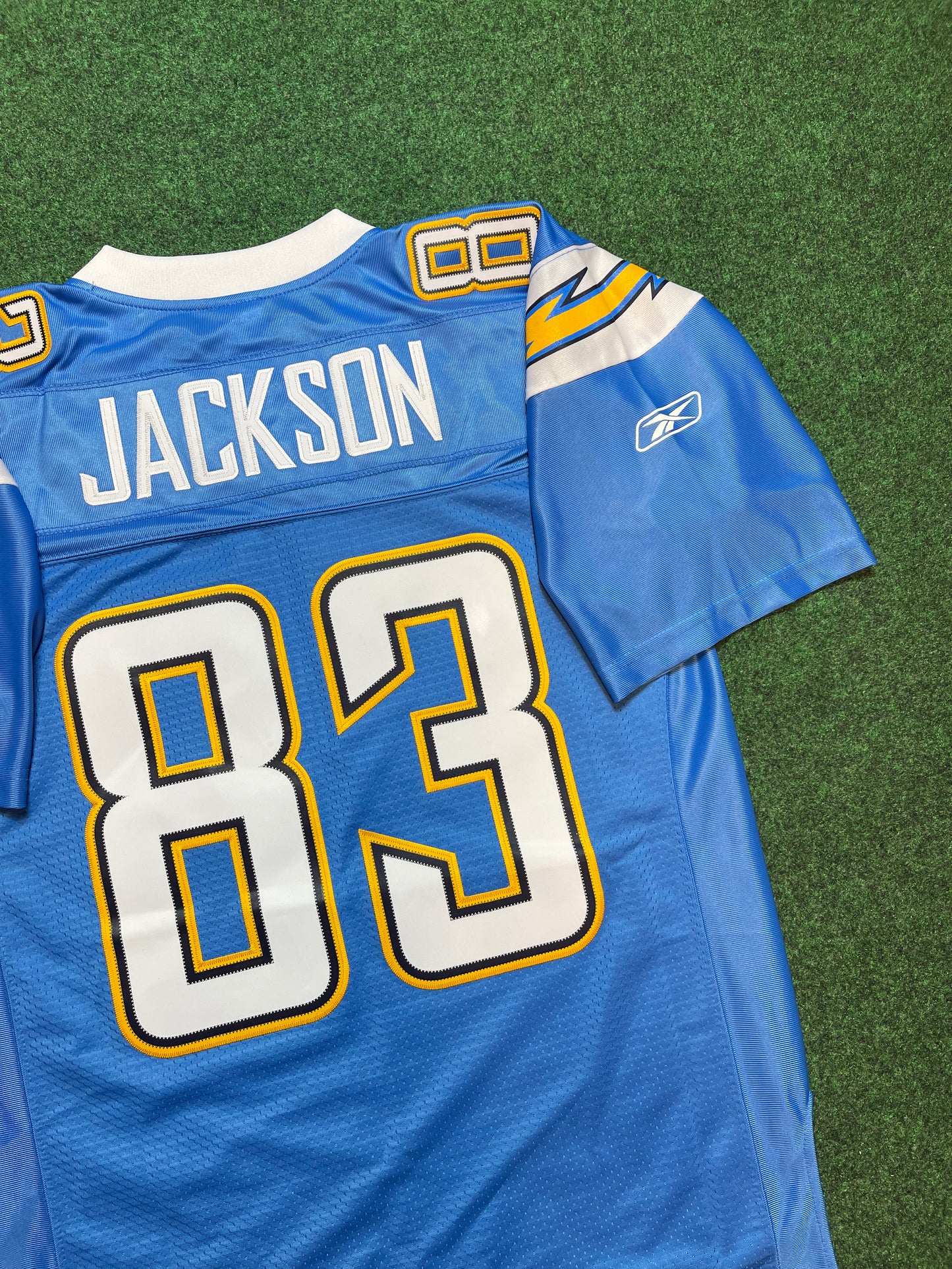 00’s San Diego Chargers Vincent Jackson Powder Blue Reebok NFL Swingman Jersey (Medium)