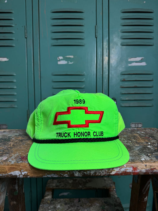 1989 Chevrolet Truck Honor Club Vintage Trucker Strapback Hat (OSFA)