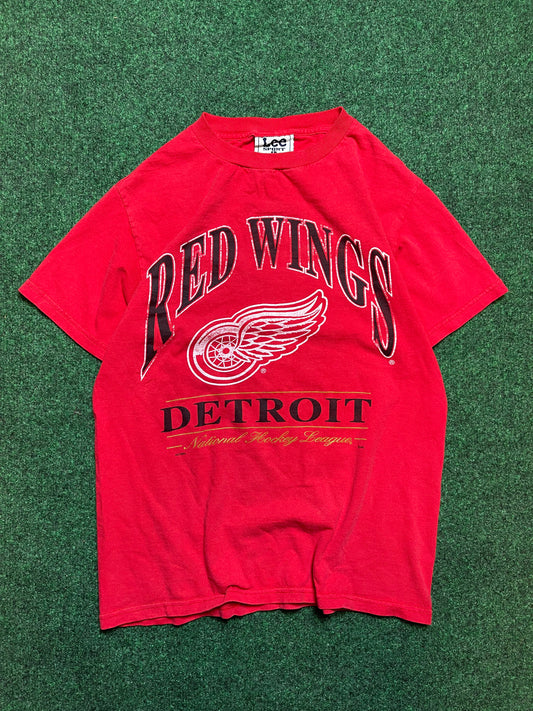 90’s Detroit Red Wings Vintage NHL Hockey Tee (Medium)