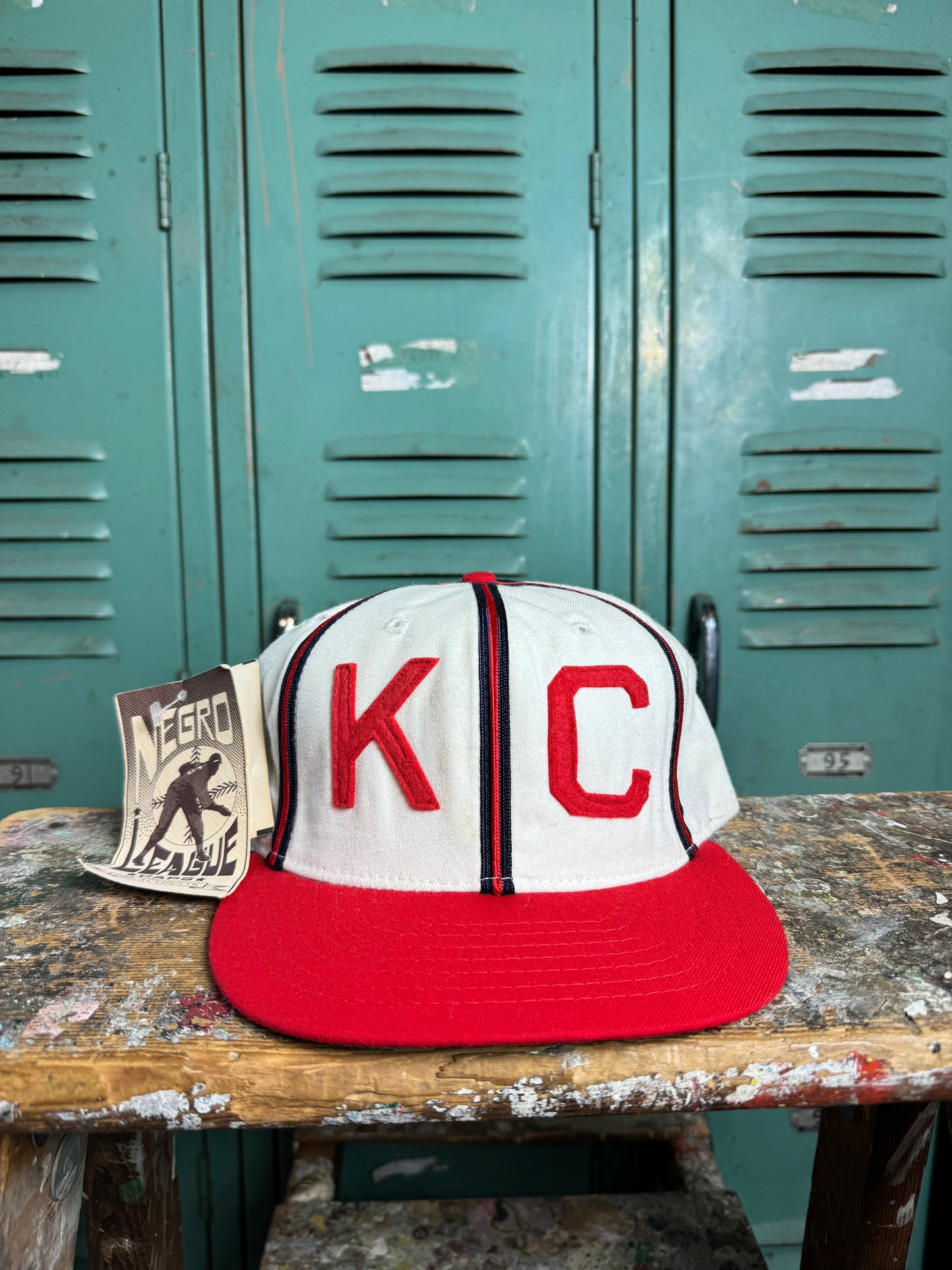 90’s Kansas City Monarchs Vintage Negro League Baseball Fitted Hat - Deadstock (7 1/4)