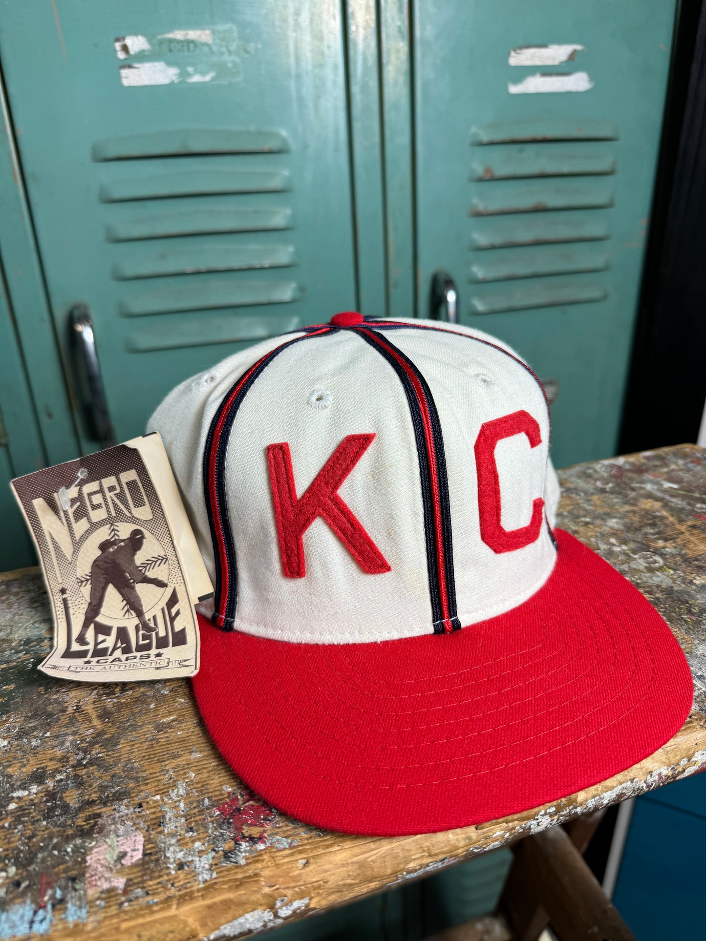 90’s Kansas City Monarchs Vintage Negro League Baseball Fitted Hat - Deadstock (7 1/4)