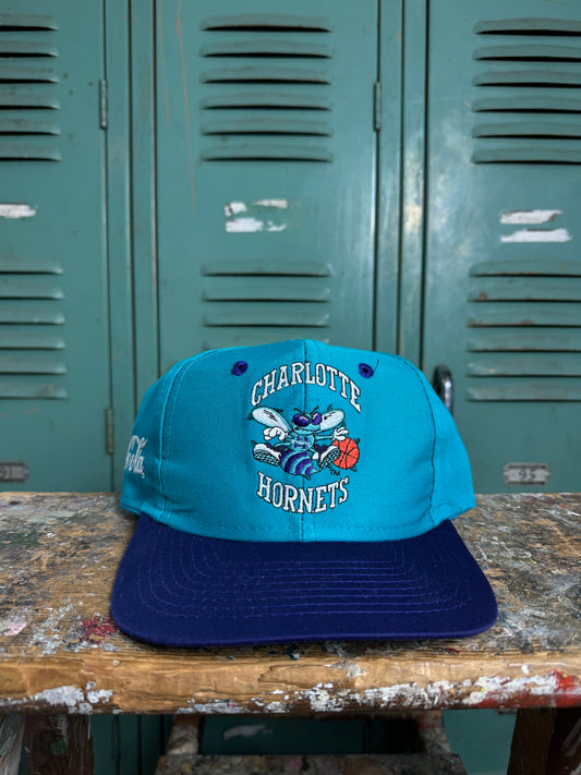 90’s Charlotte Hornets x Coca-Cola Vintage NBA Snapback Hat (OSFA)