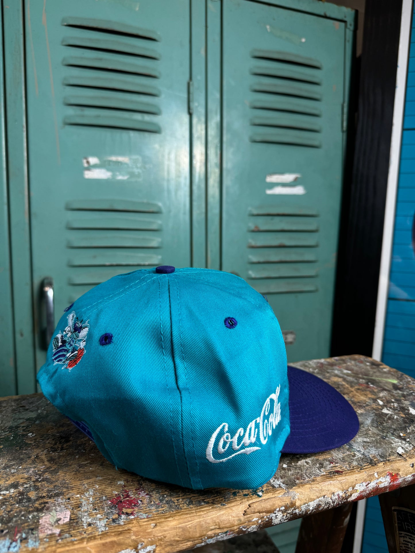 90’s Charlotte Hornets x Coca-Cola Vintage NBA Snapback Hat (OSFA)