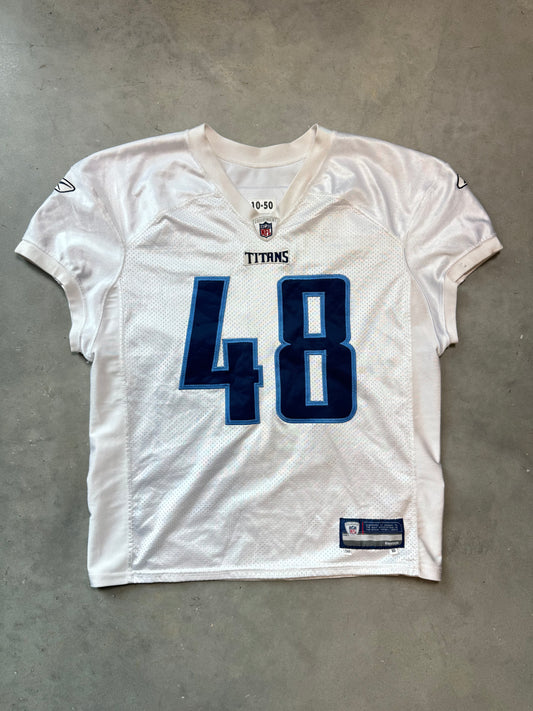 2010 Tennessee Titans Riar Geer Vintage Reebok Practice Worn Jersey (50/XL)