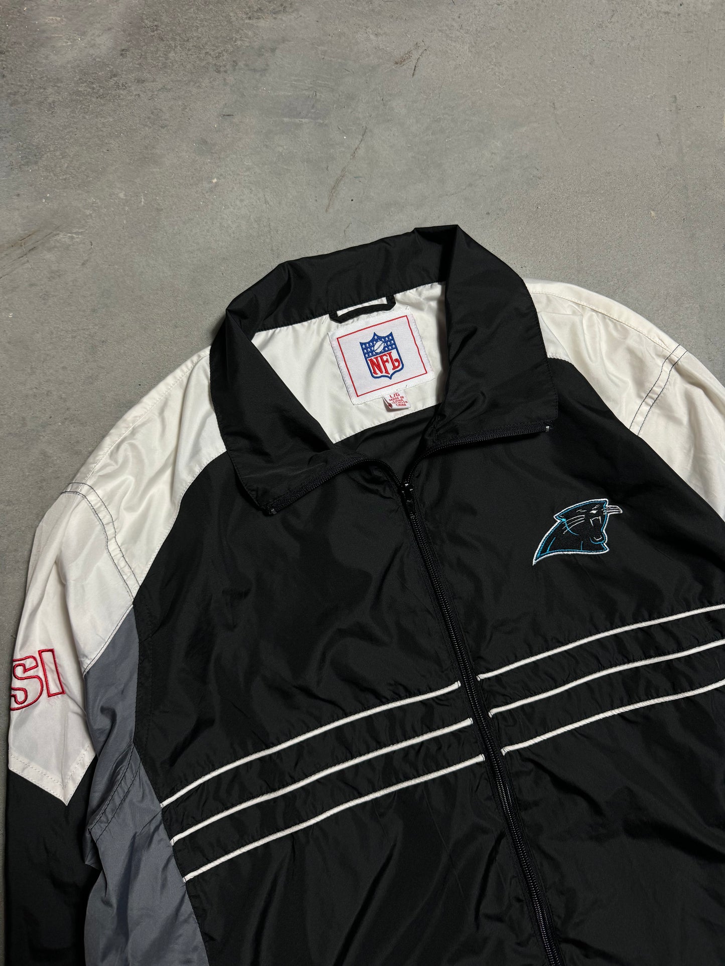 00’s Carolina Panthers x Sports Illustrated Vintage NFL Windbreaker Jacket (Large)