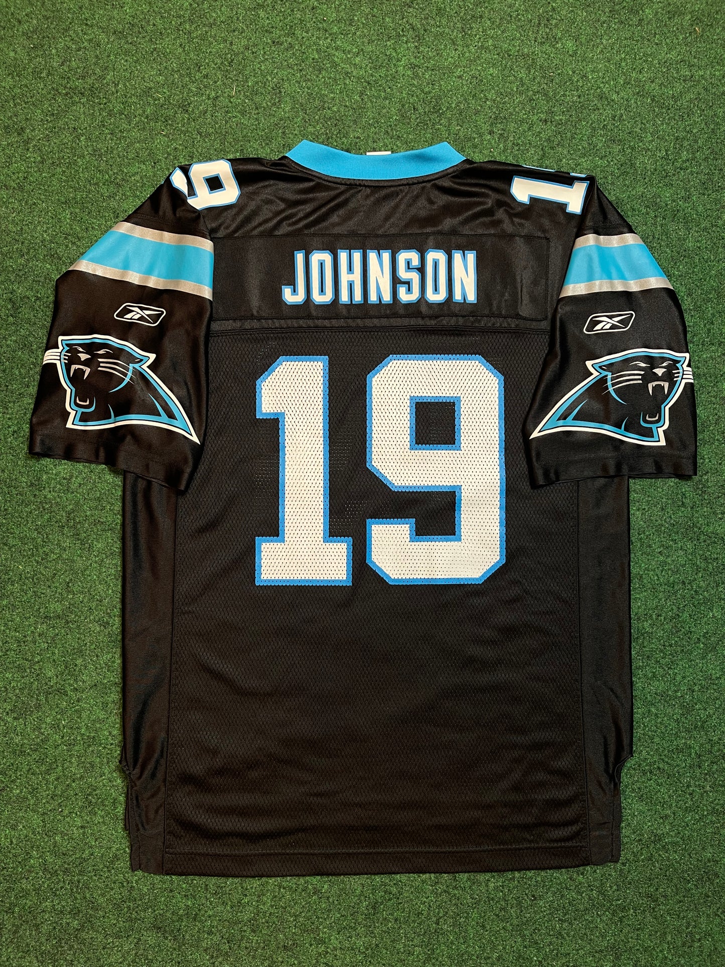 2006 Carolina Panthers Keyshawn Johnson Vintage Reebok NFL Jersey (Large)