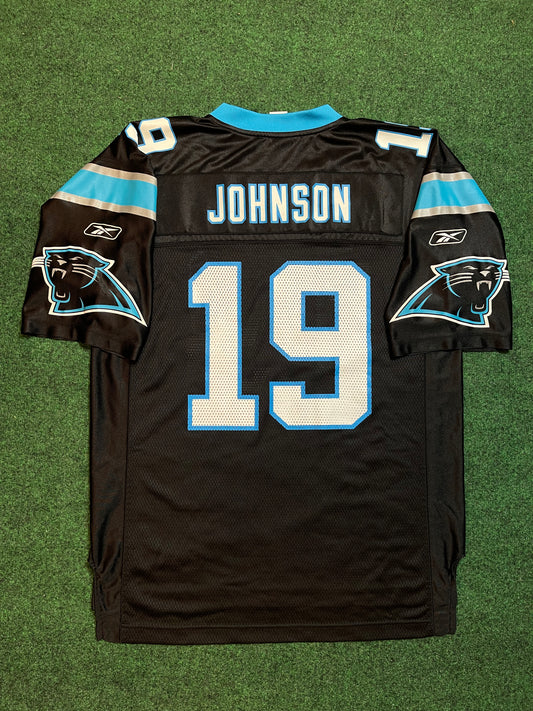 2006 Carolina Panthers Keyshawn Johnson Vintage Reebok NFL Jersey (Large)