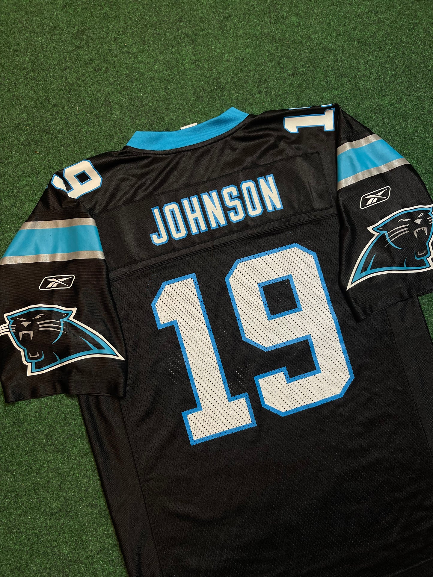 2006 Carolina Panthers Keyshawn Johnson Vintage Reebok NFL Jersey (Large)