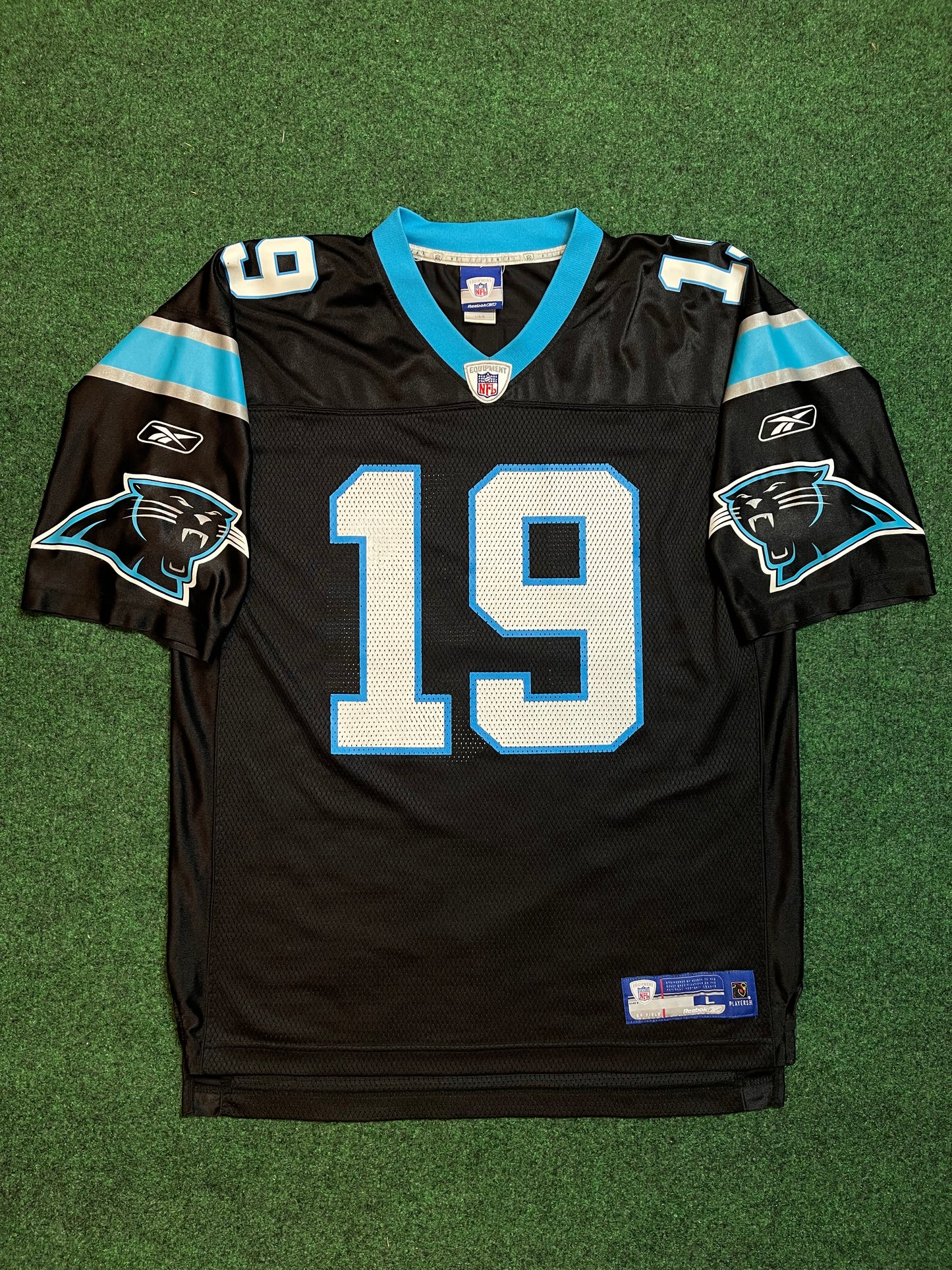 2006 Carolina Panthers Keyshawn Johnson Vintage Reebok NFL Jersey (Large)