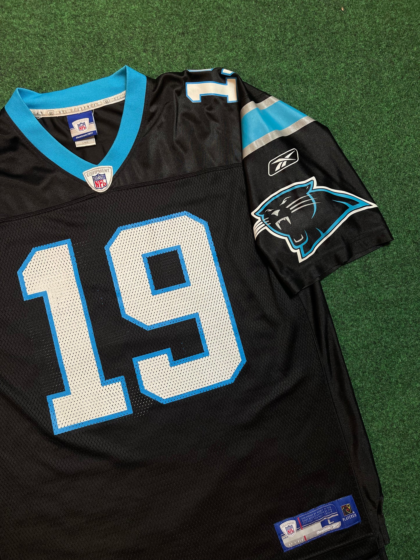 2006 Carolina Panthers Keyshawn Johnson Vintage Reebok NFL Jersey (Large)