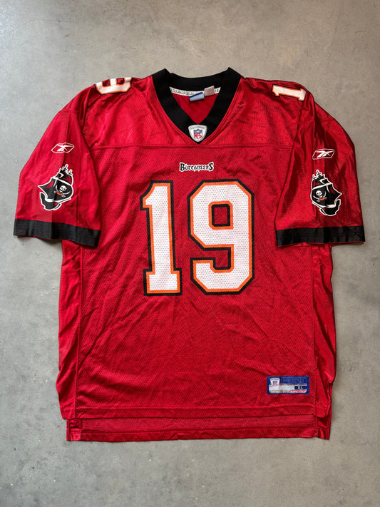 00’s Tampa Bay Buccaneers Keyshawn Johnson Vintage Reebok NFL Jersey (XL)