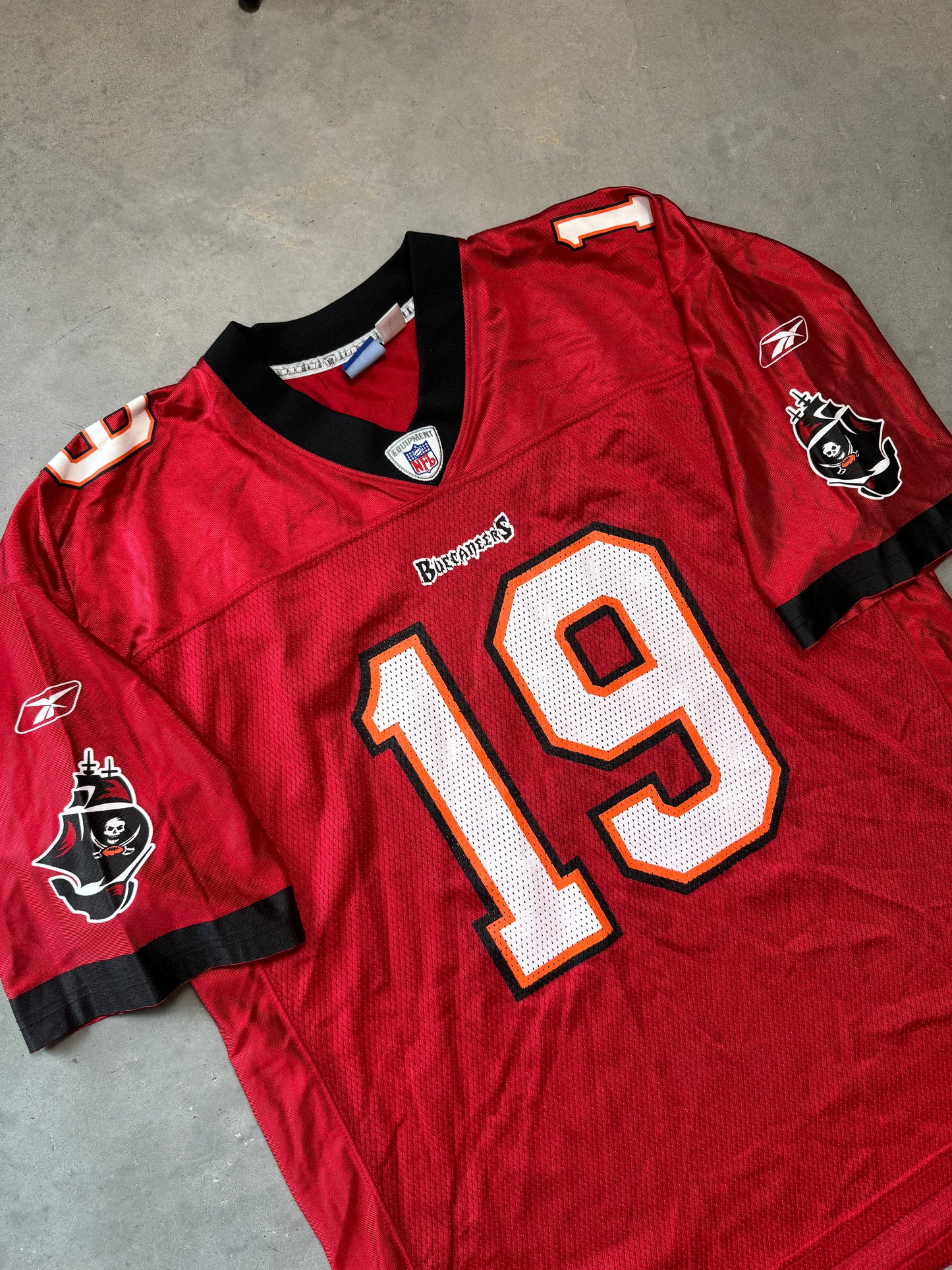 00’s Tampa Bay Buccaneers Keyshawn Johnson Vintage Reebok NFL Jersey (XL)