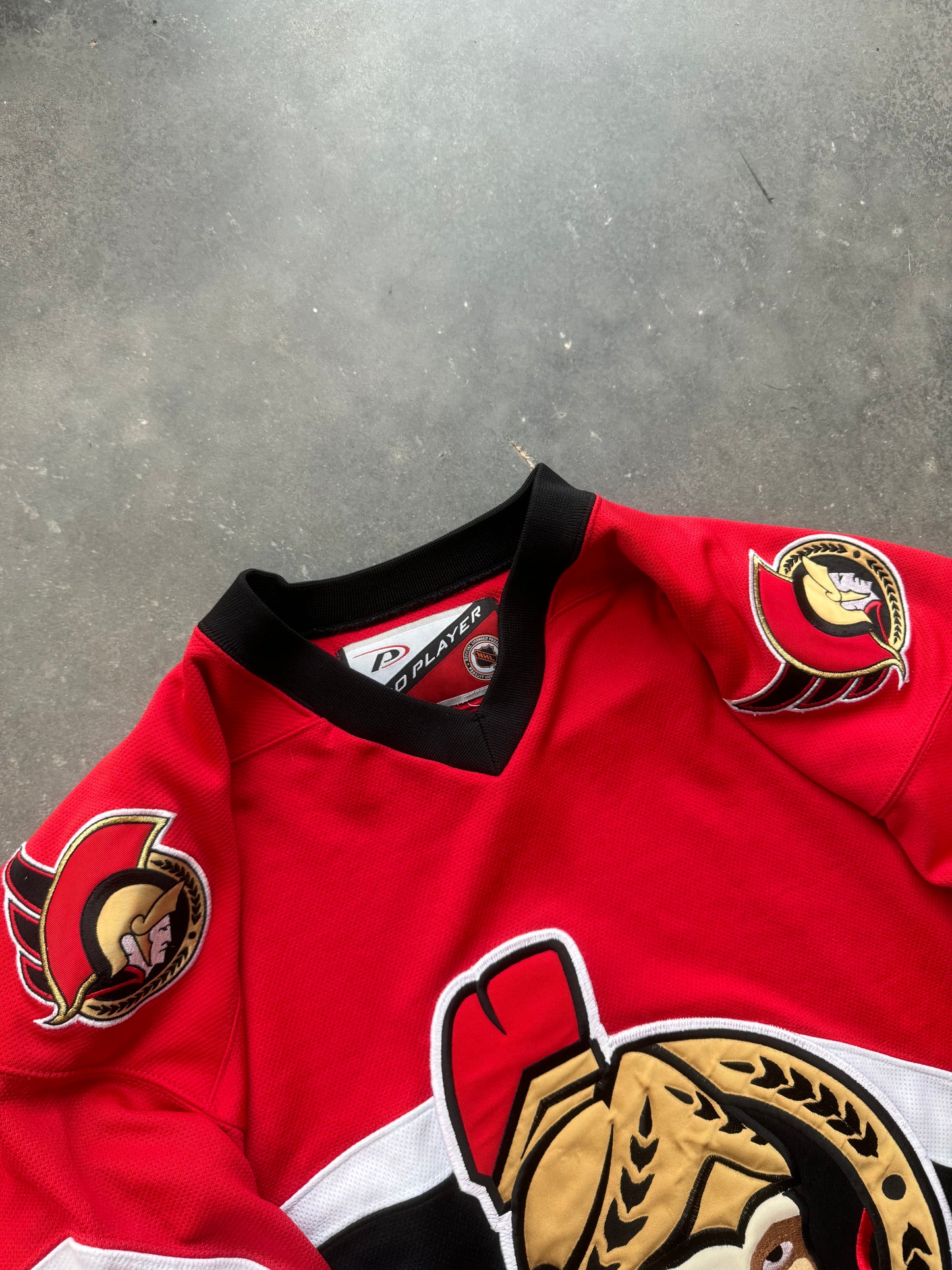 90’s Ottawa Senators Vintage Red Pro Player NHL Hockey Jersey (XL)