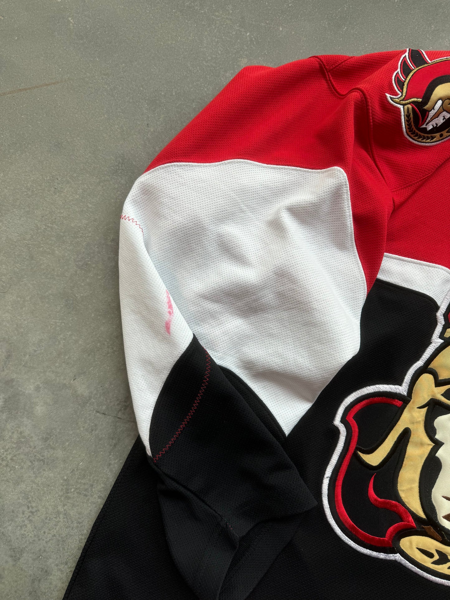 90’s Ottawa Senators Vintage Red Pro Player NHL Hockey Jersey (XL)