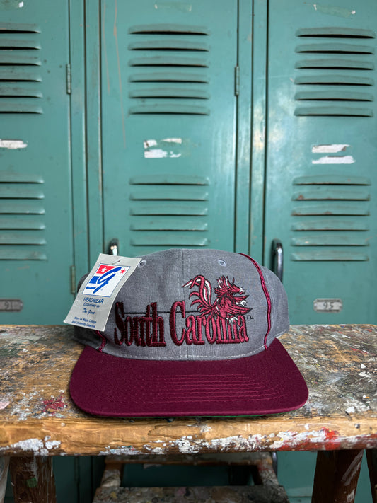 90’s South Carolina Gamecocks Vintage The Game College Snapback Hat - Deadstock (OSFA)