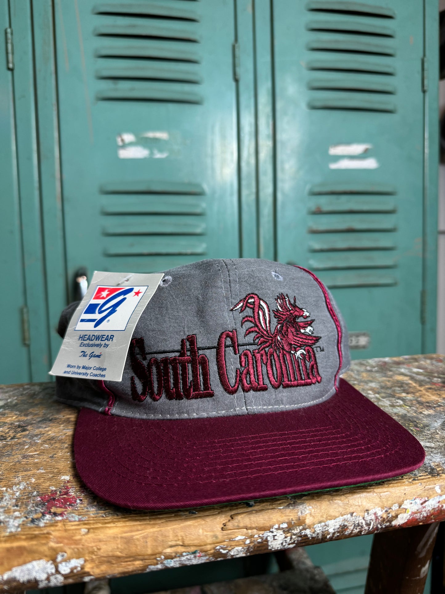 90’s South Carolina Gamecocks Vintage The Game College Snapback Hat - Deadstock (OSFA)