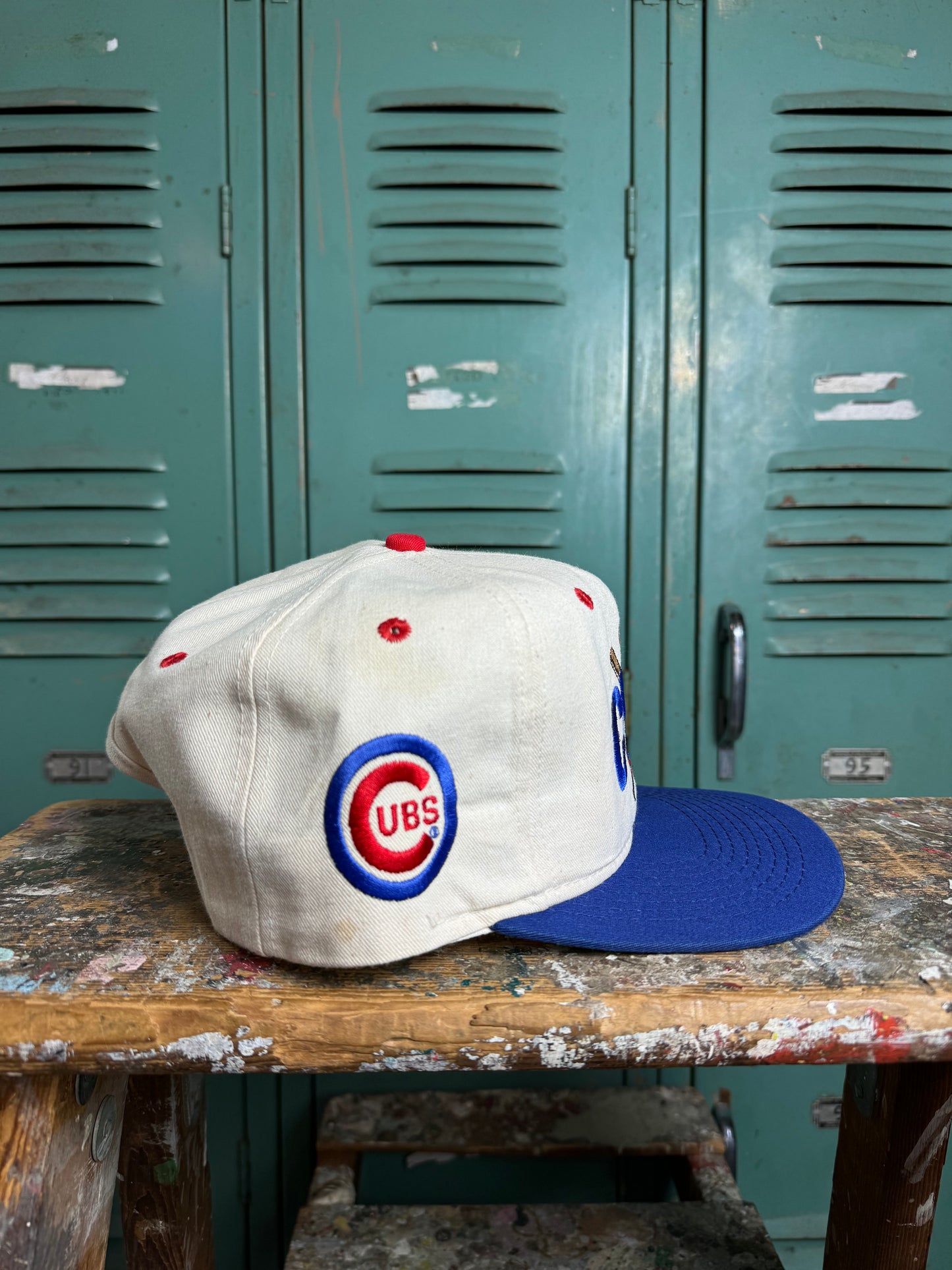 90’s Chicago Cubs Vintage MLB Snapback Hat - Deadstock (OSFA)