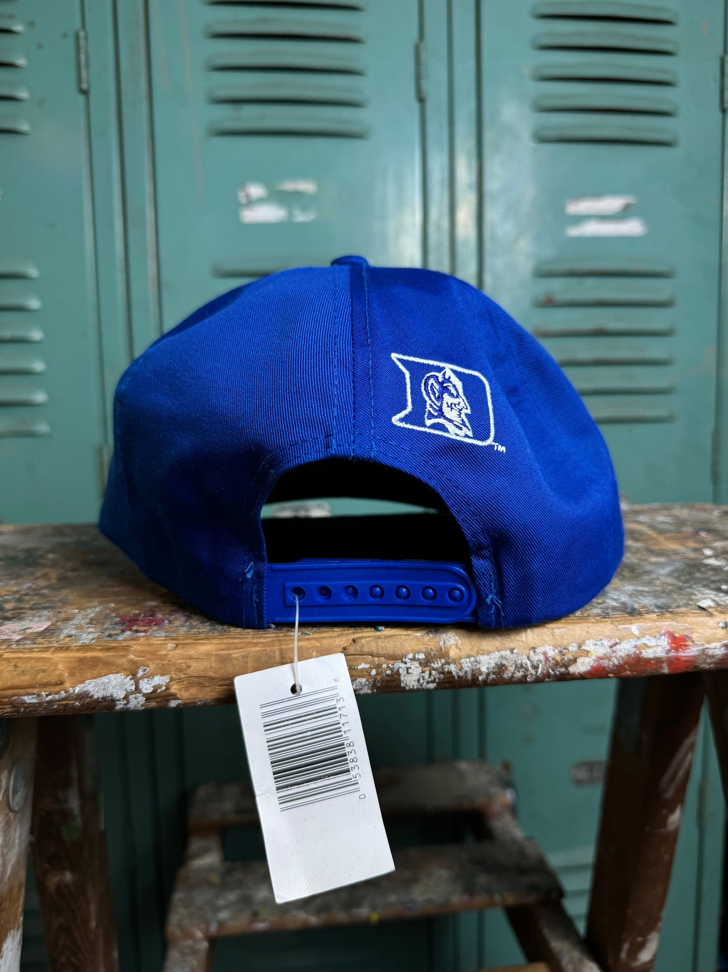 90’s Duke Blue Devils Vintage Multi Logo Snapback Hat - Deadstock (OSFA)