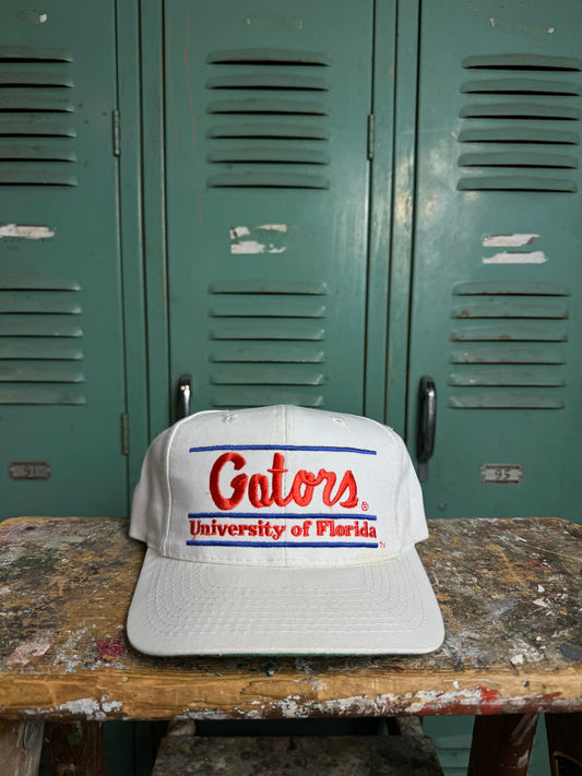 90’s Florida Gators Vintage The Game Bar Logo Snapback Hat (OSFA)