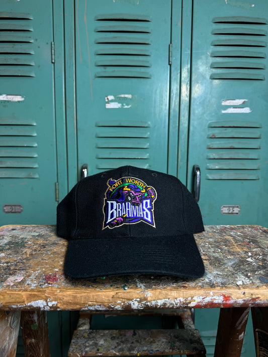 90’s Fort Worth Brahmas Vintage CHL Hockey Snapback Hat - Deadstock (OSFA)