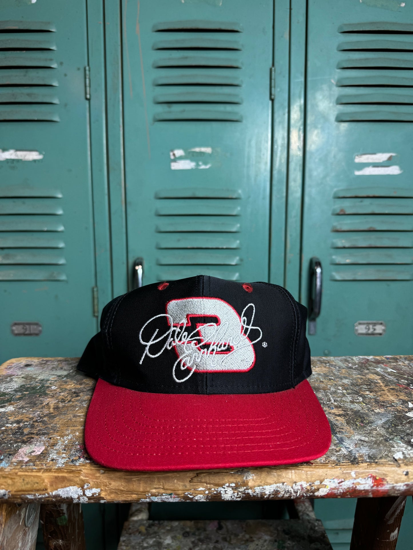 90’s Dale Earnhardt Vintage NASCAR Signature Snapback Hat (OSFA)