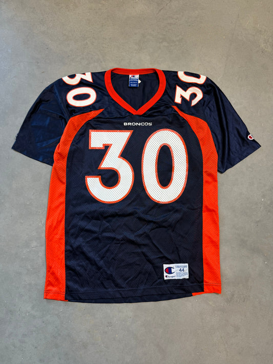 90’s Denver Broncos Terrell Davis Vintage Champion NFL Jersey (44/Large)